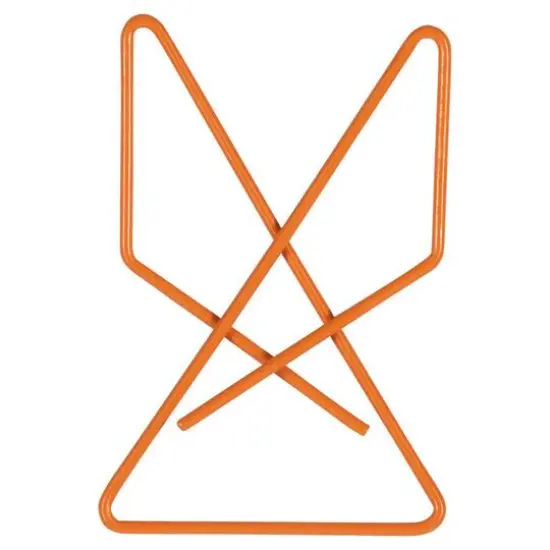 JAM Paper 1.5" Butterfly Clip Paper Clips, 15ct. Orange {3}