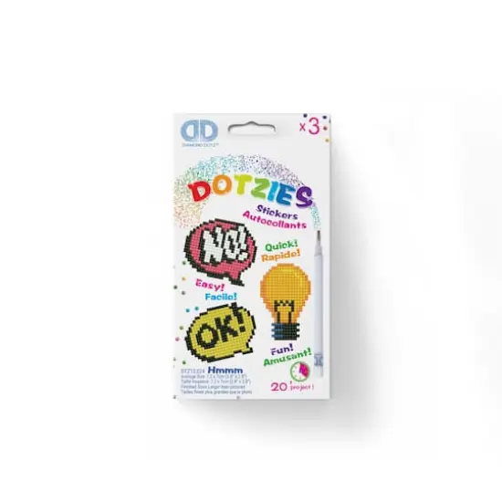 Diamond Dotz&reg; Dotzies&reg; Hmmm Stickers Kit {3}
