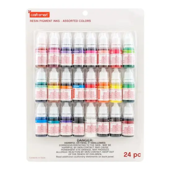24 Color Resin Pigment Ink Set by Craft Smart&reg; {1}