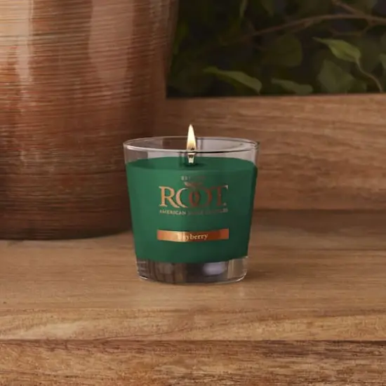 Root Candles 6.3oz. Small Scented Honeycomb Veriglass Jar Candle Bayberry {3}