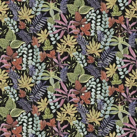 RoomMates Watercolor Tropics Peel & Stick Wallpaper Black/Yellow {2}