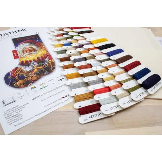 Letistitch Christmas Miracle Stocking Counted Cross Stitch Kit {7}