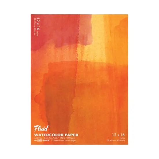 Fluid&trade; Cold Press Watercolor Paper Block {3}