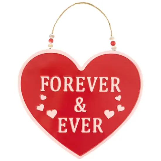 13.75" Forever & Ever Valentine's Day Wall Decoration {1}