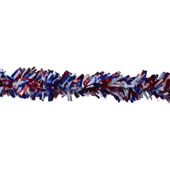 25ft. July 4th Wide Cut Unlit Garland  {4}