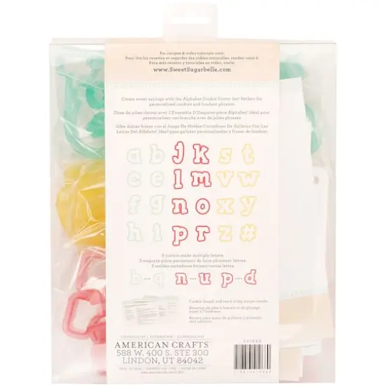 Sweet Sugarbelle&reg; Alphabet Cookie Cutter Set {4}