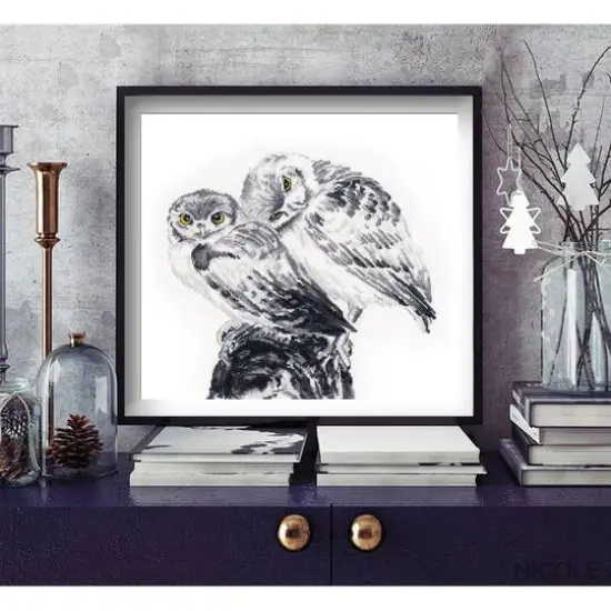 Oven Owls In Love Cross Stitch Kit {4}