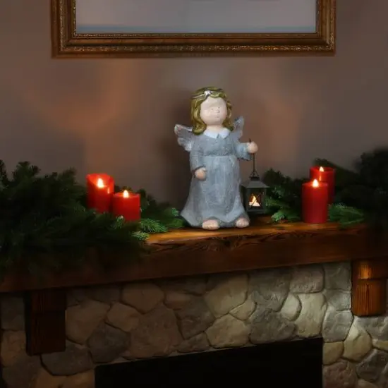 16" Angel With Lantern D&eacute;cor {3}
