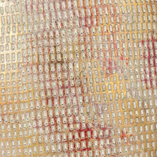 Hello Honey&reg; 12" Metallic Gold Coastal Embossed Textured Stoneware Planter {5}