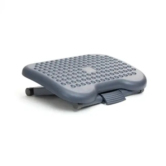 Mind Reader 18" Black Ergonomic Pressure Relief Foot Rest {9}