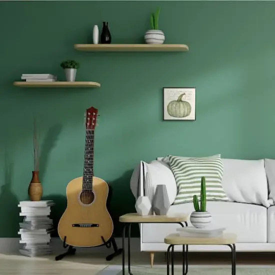 Stupell Industries Leaves Fall Green Pumpkin Framed Giclee Art {3}