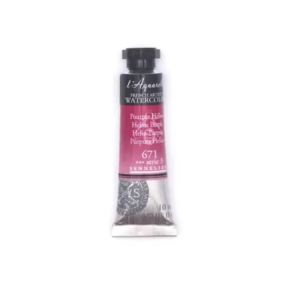 Sennelier French Artists' Watercolor, 10mL 671 Helios Purple S3 {1}