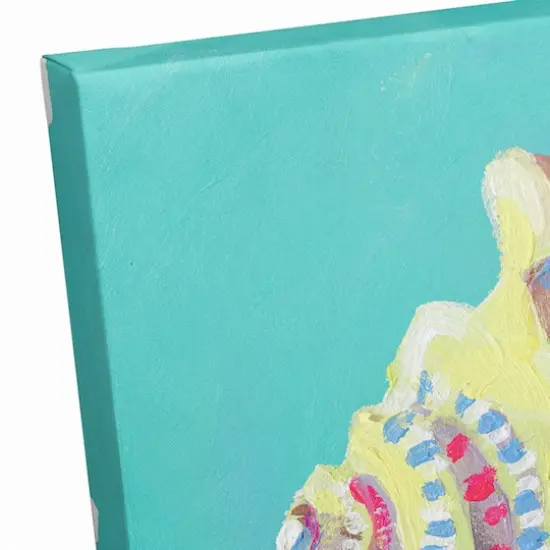 Bright Sea Shell 18" x 12' Canvas Wall Art {6}