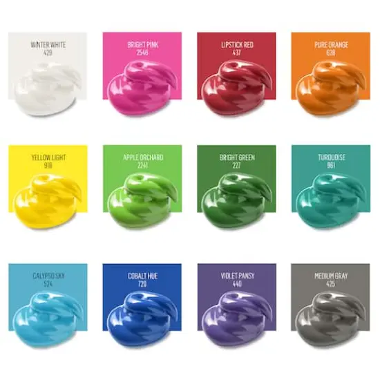 FolkArt&reg; Matte&trade; Festival Acrylic Paint Set {3}