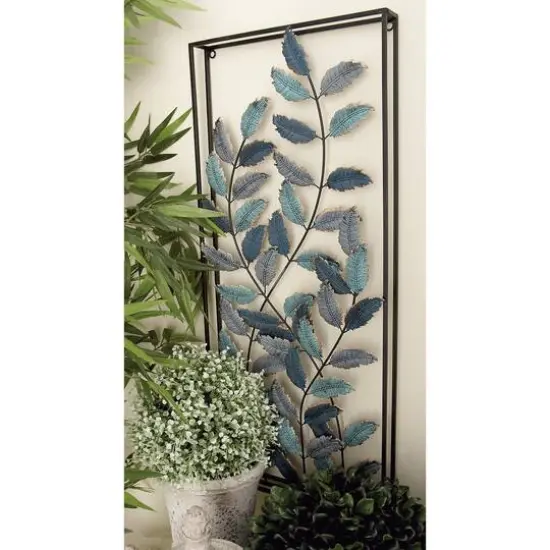 Black Metal Traditional Floral Wall Decor Set {10}