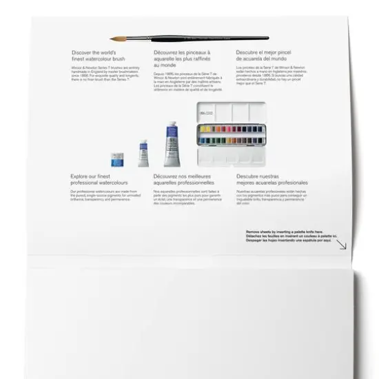 Winsor & Newton&trade; Professional&trade; 140lb. Hot Press Watercolour Paper Block, 20 Sheets {3}