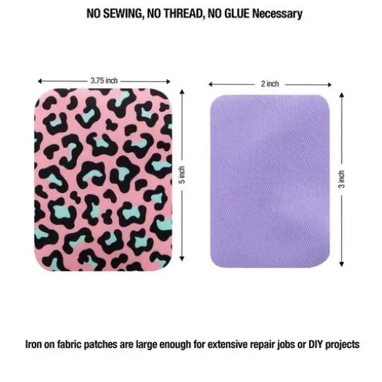 SINGER&reg; Decorative Print & Pastel DIY Iron-On Fabric Patch Kit with 1 Bonus Stencils {5}