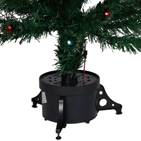 4ft. Pre-Lit Fiber Optic Artificial Potted Christmas Tree, Multicolor LED Lights {7}