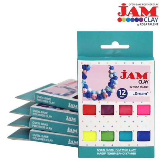 Rosa Talent Jam Clay Dream Oven-Bake Polymer Clay Set {3}