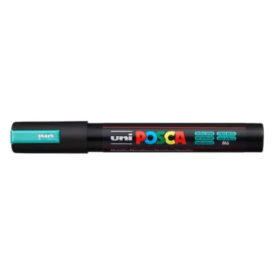 Uni POSCA PC-5M 8-Color Medium Tip Metallic Paint Marker Set {1}