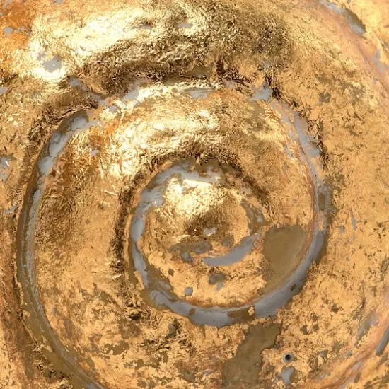 Hello Honey&reg; 9" Gold Iron Snail Bookends Set {4}