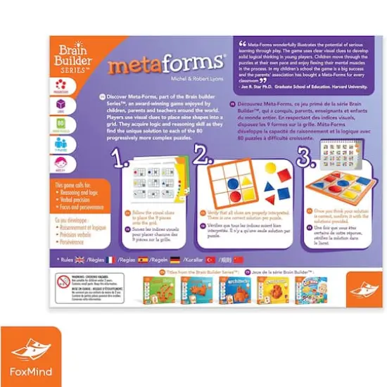 FoxMind Games Metaforms Logic & Deductive Reasoning Puzzles {6}
