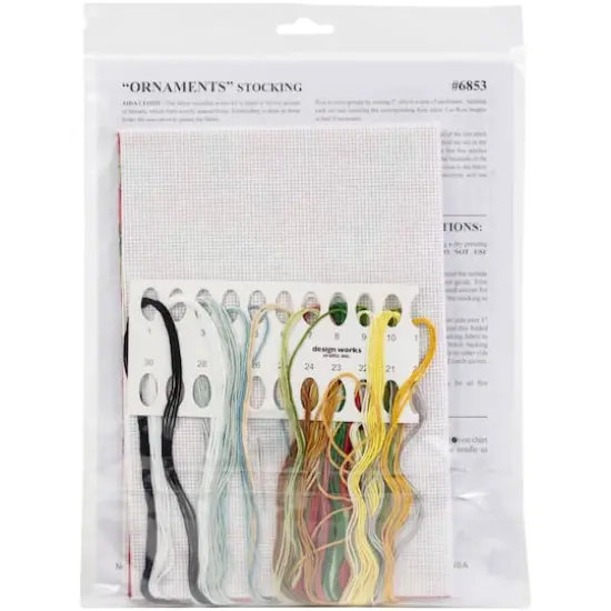 Design Works&trade; Ornaments Counted Cross Stitch Stocking Kit {3}