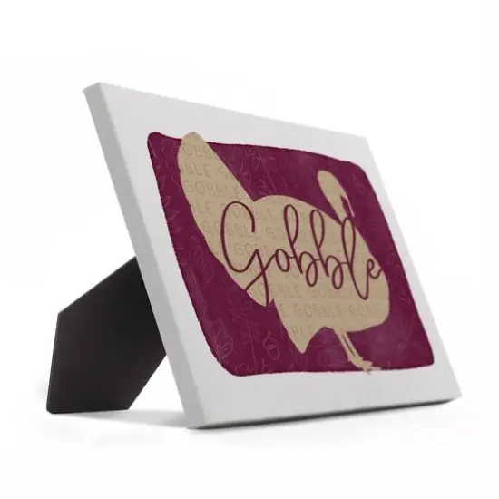 Gobble Pattern Tabletop Canvas {3}