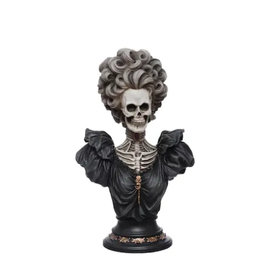 9" Skeleton Woman Bust Tabletop D&eacute;cor by Ashland&reg; {1}