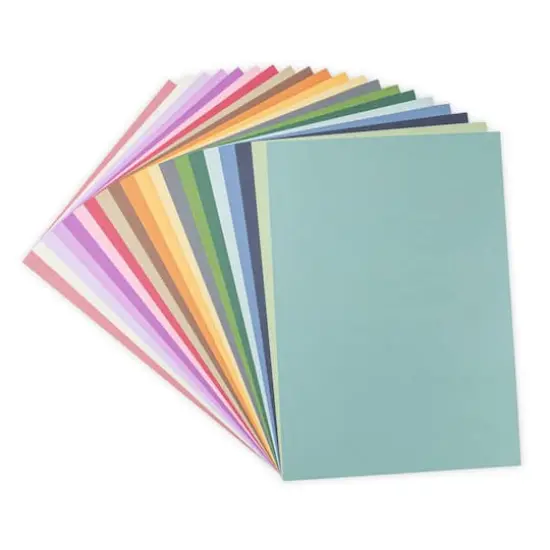 Sizzix Surfacez&trade; 8" x 11.5" Muted Colors Cardstock Paper, 80 Sheets {3}