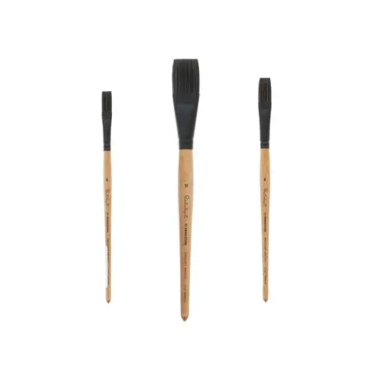 Princeton&trade; Catalyst&trade; Polytip&trade; Short Handle Bristle Flat Shader Brush {1}