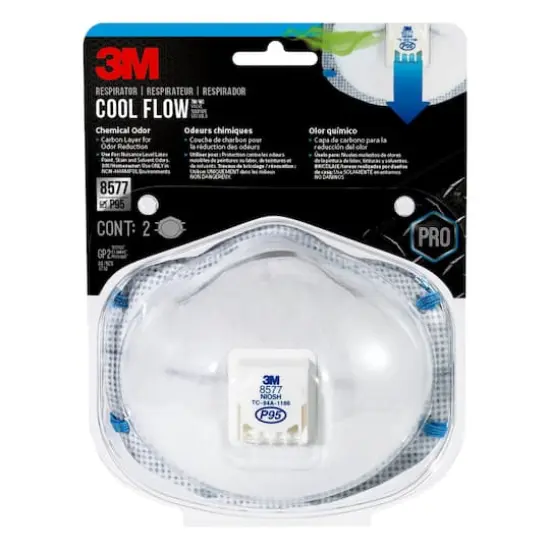 3M Cool Flow Disposable Respirator Masks, 2ct. {1}