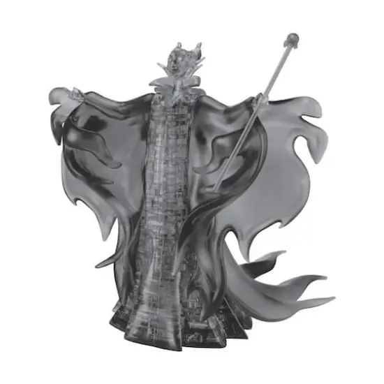 3D Crystal Puzzle - Disney Maleficent (Black): 74 Pcs {1}