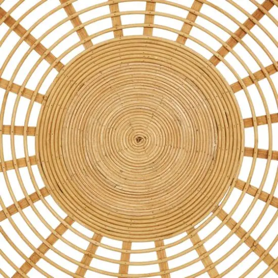 Set of 3 Brown Metal Boho Style Wall Decor 24", 22", 20" {6}