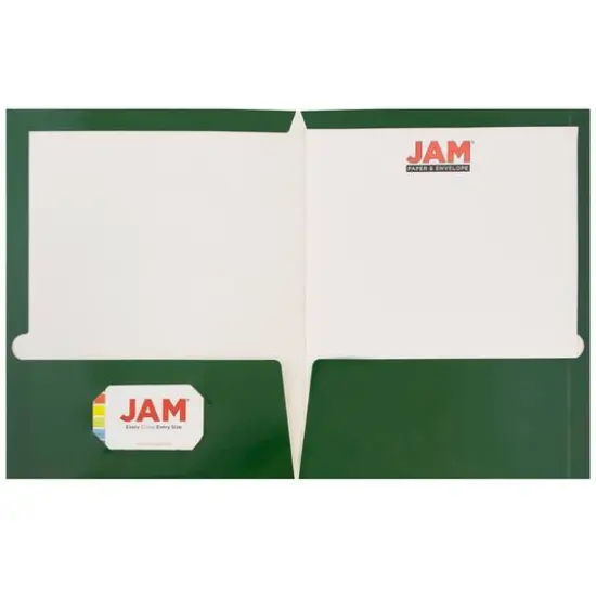 JAM Paper Laid Back Glossy Laminated Two Pocket Folders, 6ct. {5}