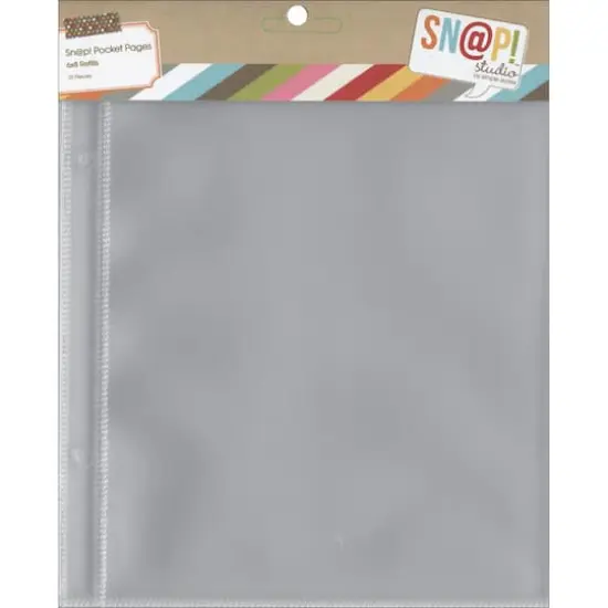 Simple Stories Sn@p!&trade; Pocket Pages for 6" x 8" Binders, 10ct. {1}