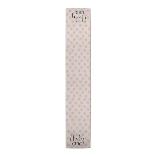 Holy Chic Pink Polka 16" x 72" Cotton Twill Runner {4}