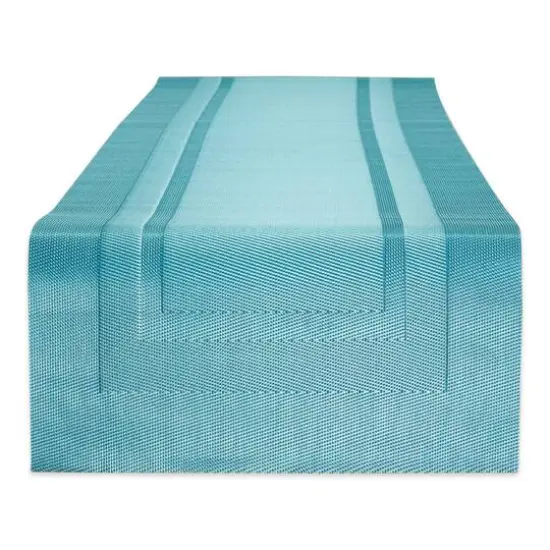 DII&reg; 72" Doubleframe Table Runner Teal {1}