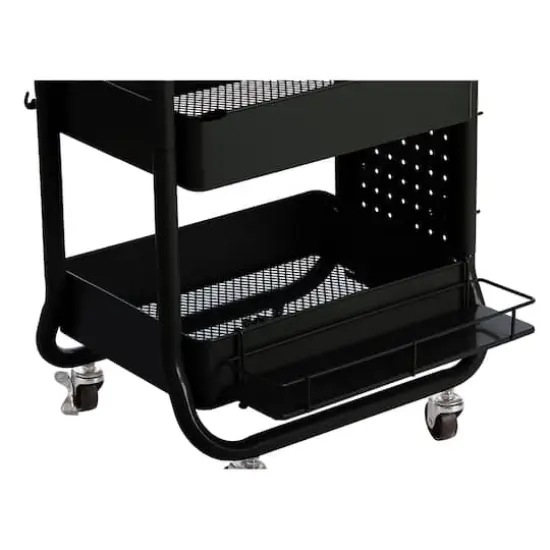 Gramercy Rolling Cart by Simply Tidy&trade; Black {4}