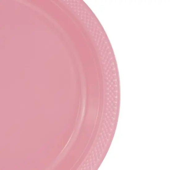 JAM Paper 10.25" Plastic Party Plates, 20ct. Light Pink {4}