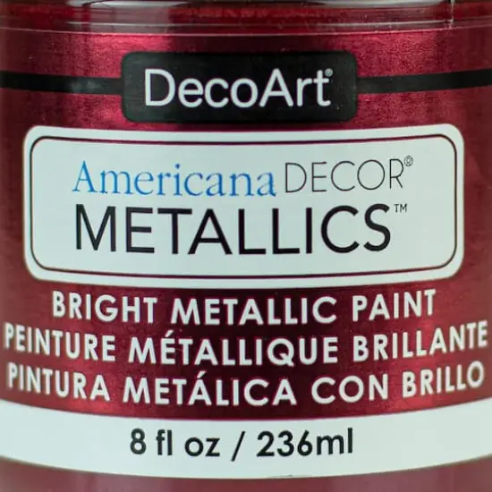 Americana Decor&reg; Metallics&trade; Paint Garnet {4}