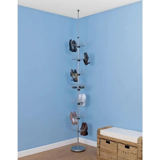 Household Essentials Floor to Ceiling Shoe Tree {3}