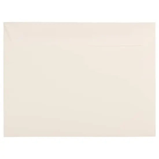 JAM Paper Strathmore 9" x 12" Booklet Wove Envelopes, 25ct. Ivory {1}