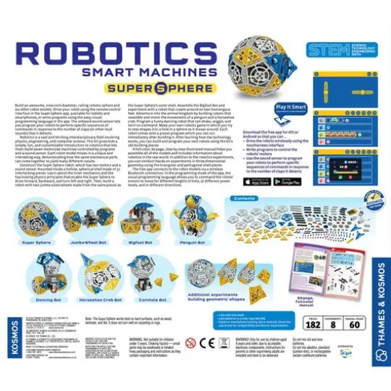 Thames & Kosmos Robotics Smart Machines Super Sphere Engineering Kit {3}