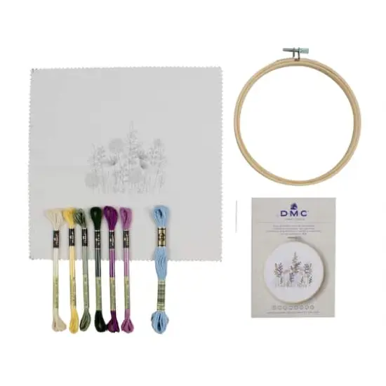 DMC&reg; Wild Blooms Intermediate Embroidery Kit with Hoop {4}