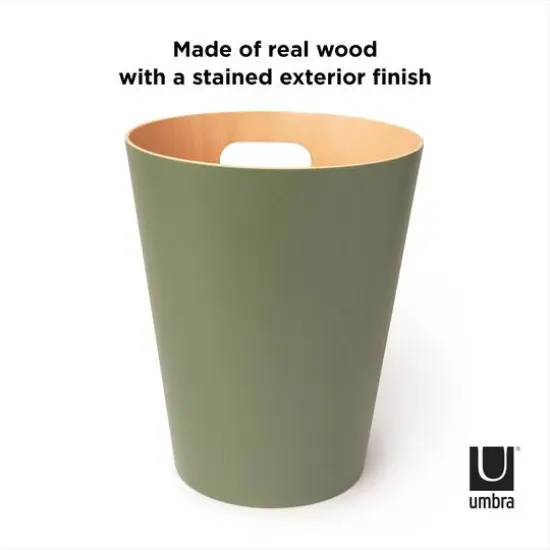 Umbra 2gal. Woodrow Trash Can Spruce {5}