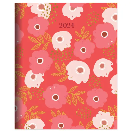 TF Publishing Medium 2024 Poppies Monthly Planner {1}