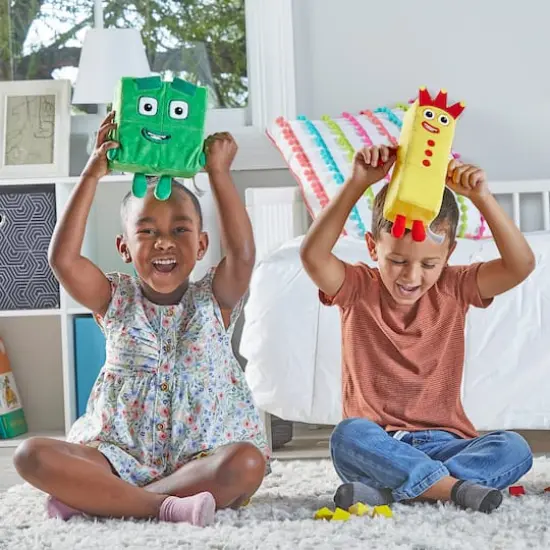 hand2mind&reg; Numberblocks 3 & 4 Playful Pals Plush Set {5}
