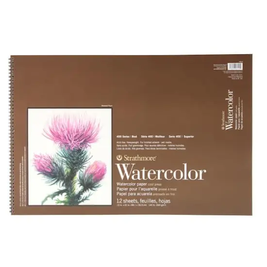 Strathmore&reg; 400 Series Wired Watercolor Paper Pad {1}