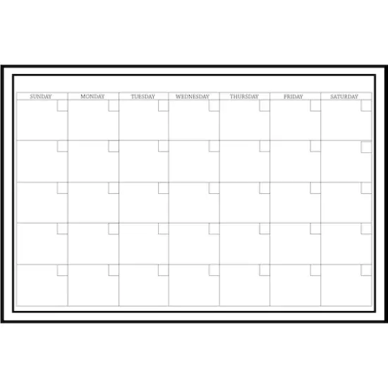 Wallpops White Monthly Dry Erase Calendar Decal {1}